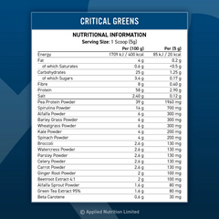 Applied Nutrition Critical Greens 250g Unflavoured