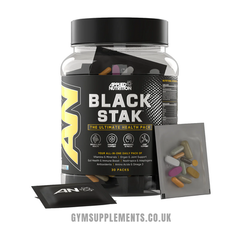 Applied Nutrition - 'Black Stak' The Ultimate Health Pack (30 Servings)