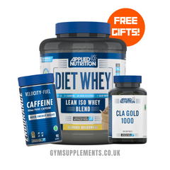 Applied Nutrition Diet Whey 2kg + Free CLA Gold + Caffeine Capsules