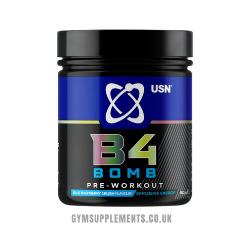 USN Pre Workout B4 Bomb Blue Raspberry 180g EXP 03/25