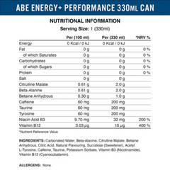 Applied Nutrition ABE Energy Can 6 x 330ml