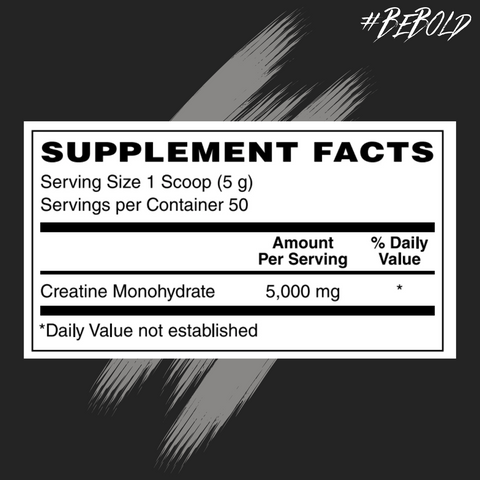 Bold Nutrition Creatine Monohydrate 250g