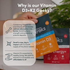 Nutrition Geeks Vitamin D3 4000ui + K2