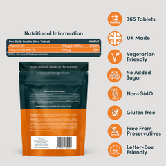 Nutrition Geeks Vitamin D3 4000ui + K2