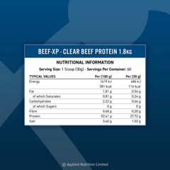 Applied-Nutrition-Beef-XP-1.8kg-60-Serving-Nutritional-Information-High-Protein