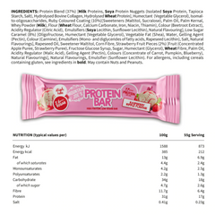 Mountain Joe's Protein Bar 12X55g Raspberry Ripple