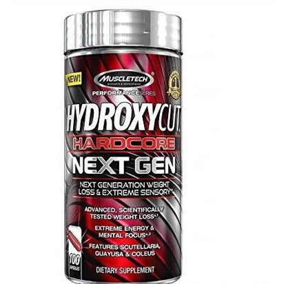 Muscletech Hydroxycut Hardcore Next Gen Fat Burner 100 Caps